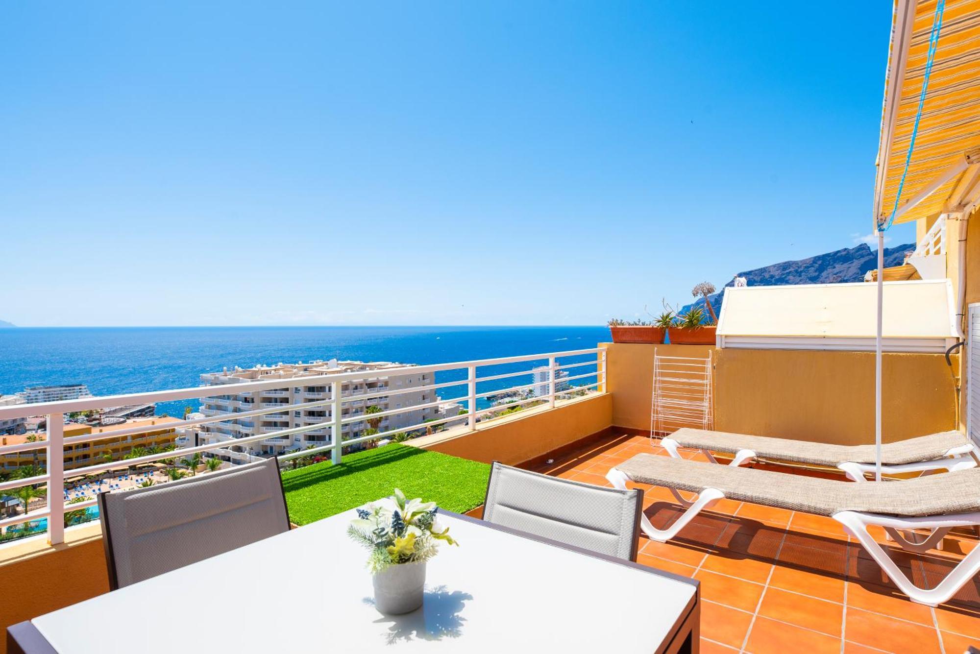 Panomaric Sea View - Sol Apartment Puerto de Santiago  Eksteriør bilde